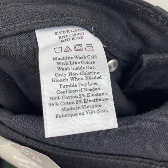 EVERLANE The Mid-Rise Skinny Crop Jeans Size 27 NWT - Picture 11 of 11